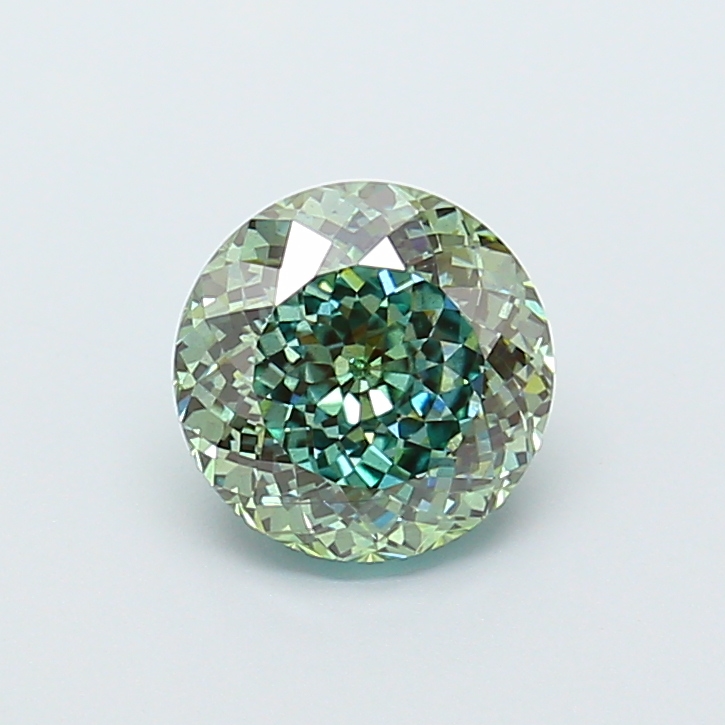 2.02 ct Portuguese Fancy Vivid Green Lab-Grown Diamond