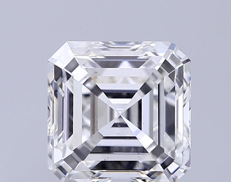 1.92 ct F VS2 Asscher lab-grown diamond