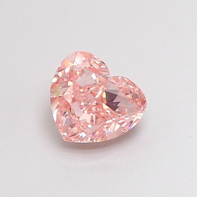 1.03 ct Pink (Intense) VS2 Heart Modified lab-grown diamond
