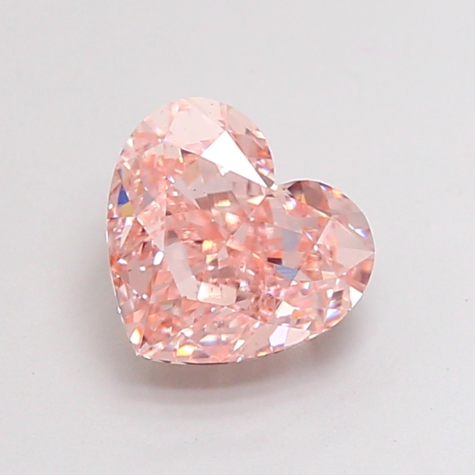 1.91 ct Pink (Intense) VS1 Heart Modified lab-grown diamond