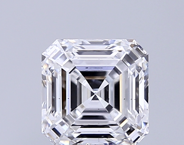 1.60 ct D VS2 Asscher lab-grown diamond