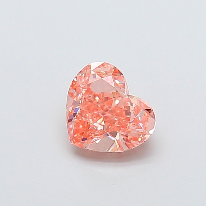 1.12 ct Pink (Intense) VS1 Heart Modified lab-grown diamond