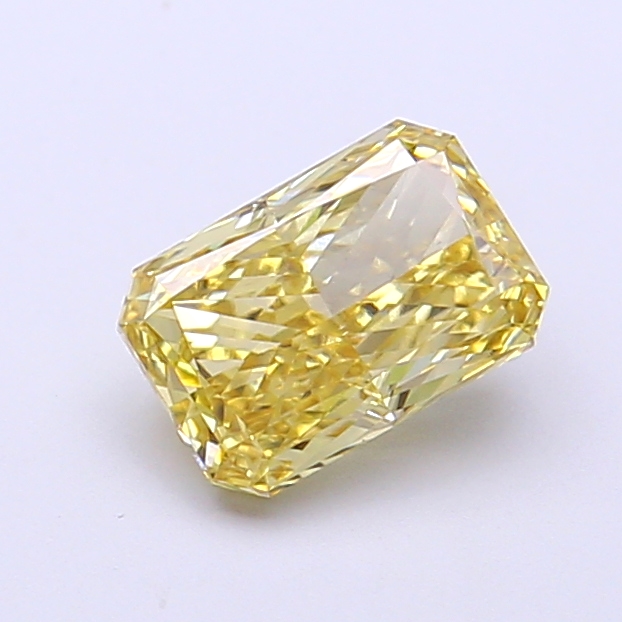 1.00 ct Radiant Fancy Intense Yellow Lab-Grown Diamond