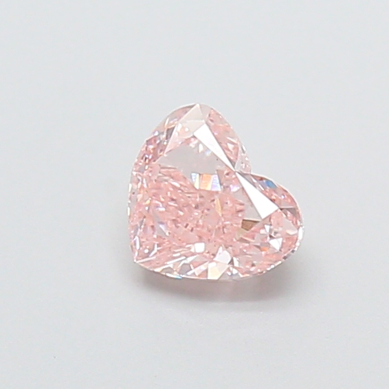 0.49 ct Pink (Intense) VS1 Heart Modified lab-grown diamond