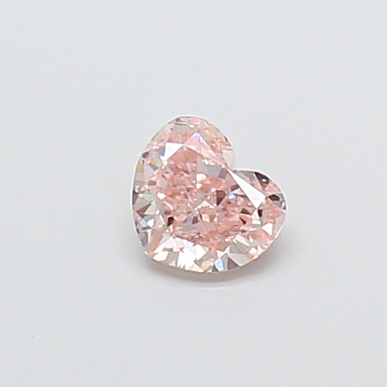 0.28 ct Pink (Light) VS1 Heart Modified lab-grown diamond
