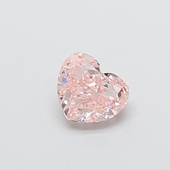 0.39 ct Pink (Fancy) VS2 Heart Modified lab-grown diamond