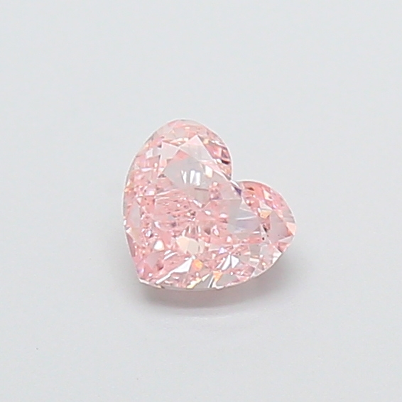0.41 ct Pink (Intense) VS2 Heart Modified lab-grown diamond