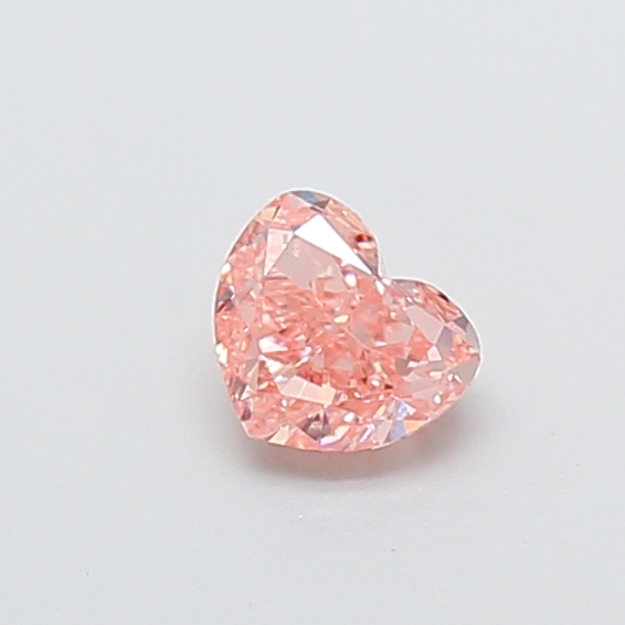 0.41 ct Pink (Intense) VS1 Heart Modified lab-grown diamond