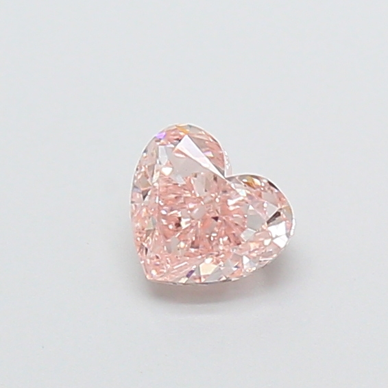 0.43 ct Pink (Intense) VS1 Heart Modified lab-grown diamond