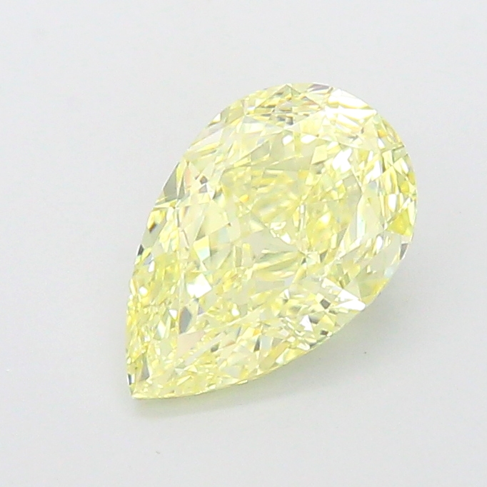 2.08 ct Yellow (Light) VVS2 Pear Modified lab-grown diamond