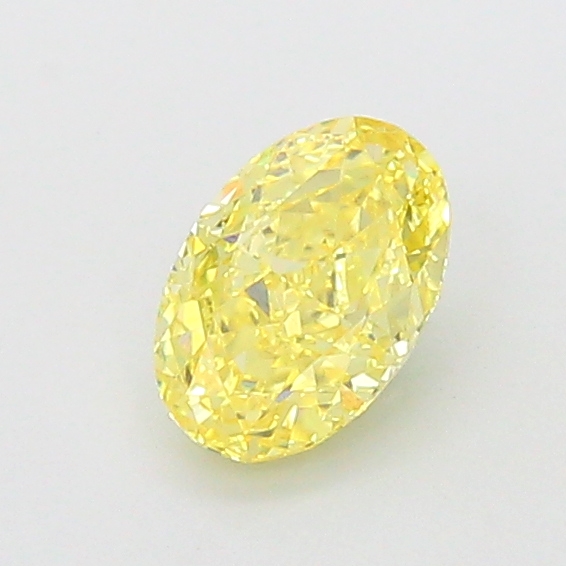 1.07 ct Yellow (Intense) VVS2 Oval Modified lab-grown diamond