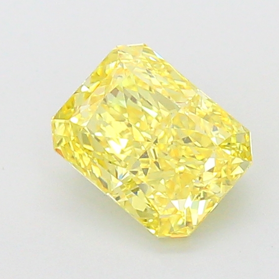 1.53 ct Yellow (Intense) VS2 Radiant lab-grown diamond