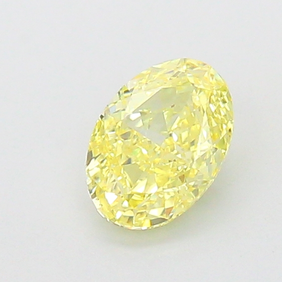 1.04 ct Yellow (Intense) VS1 Oval Modified lab-grown diamond