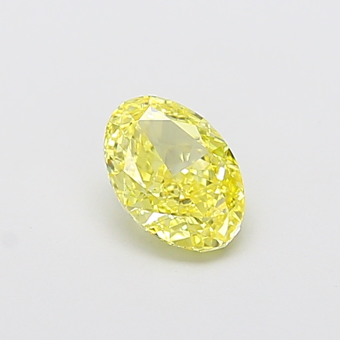 1.04 ct Yellow (Intense) VS1 Oval Modified lab-grown diamond