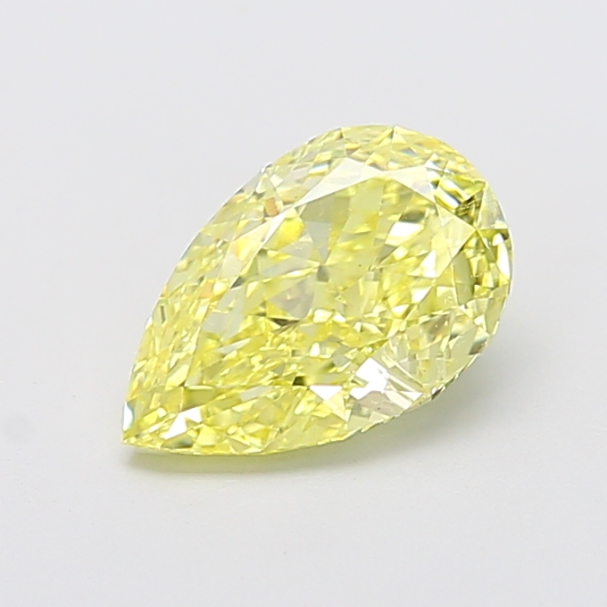2.05 ct Yellow (Fancy) VS1 Pear Modified lab-grown diamond