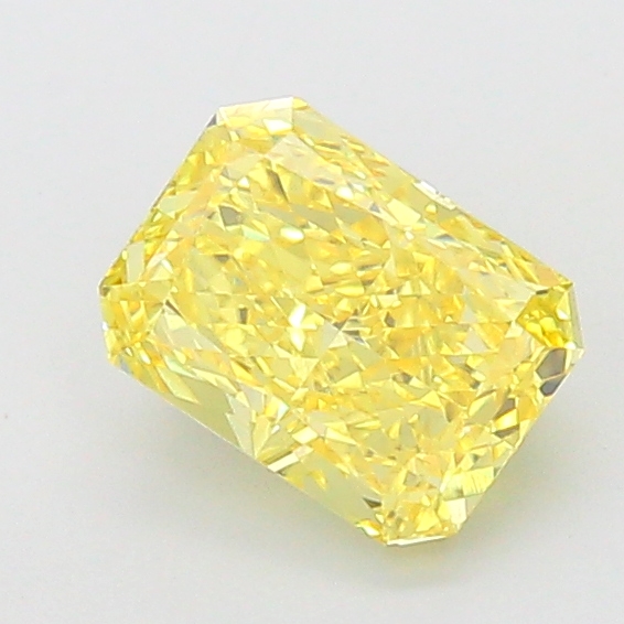 1.80 ct Yellow (Vivid) VVS2 Radiant lab-grown diamond