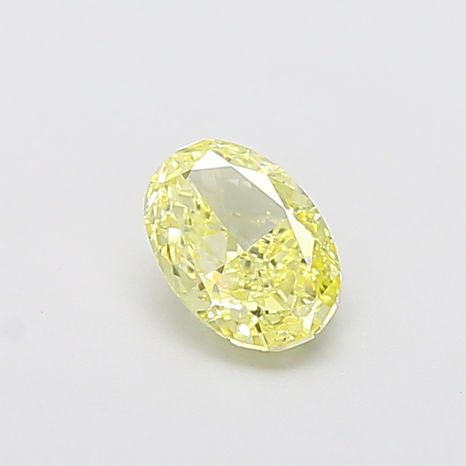 1.02 ct Yellow (Fancy) VVS2 Oval Modified lab-grown diamond