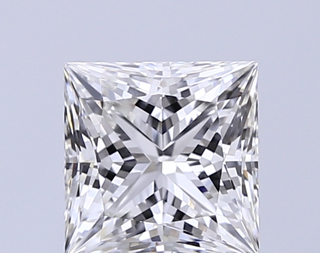 2.10 ct G VVS1 Princess Cut lab-grown diamond