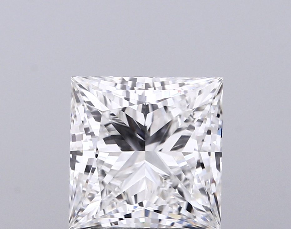 2.99 ct F VVS2 Princess Cut lab-grown diamond