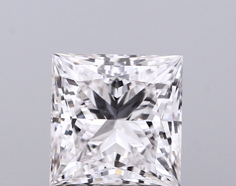 2.09 ct G VVS2 Princess Cut lab-grown diamond