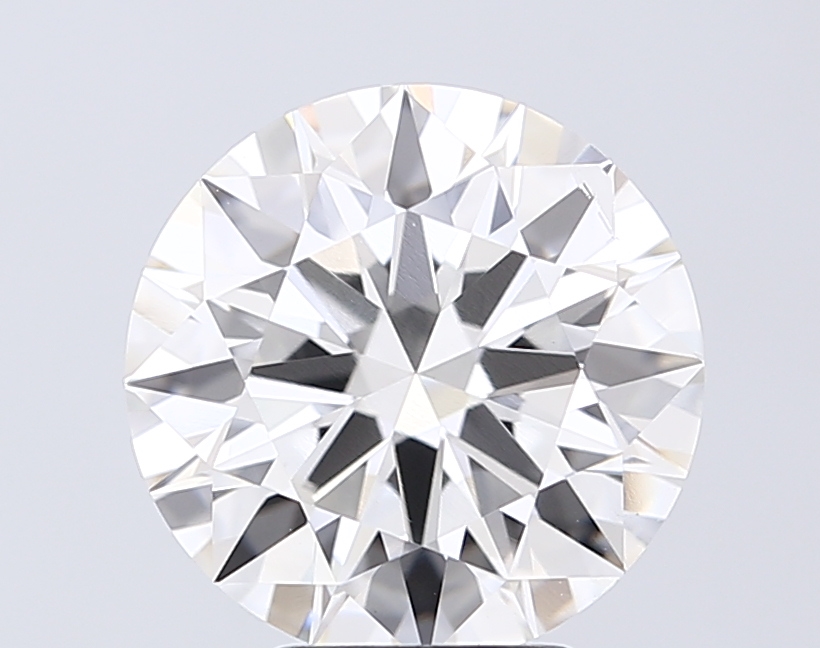4.09 ct G VVS2 Round Brilliant lab-grown diamond