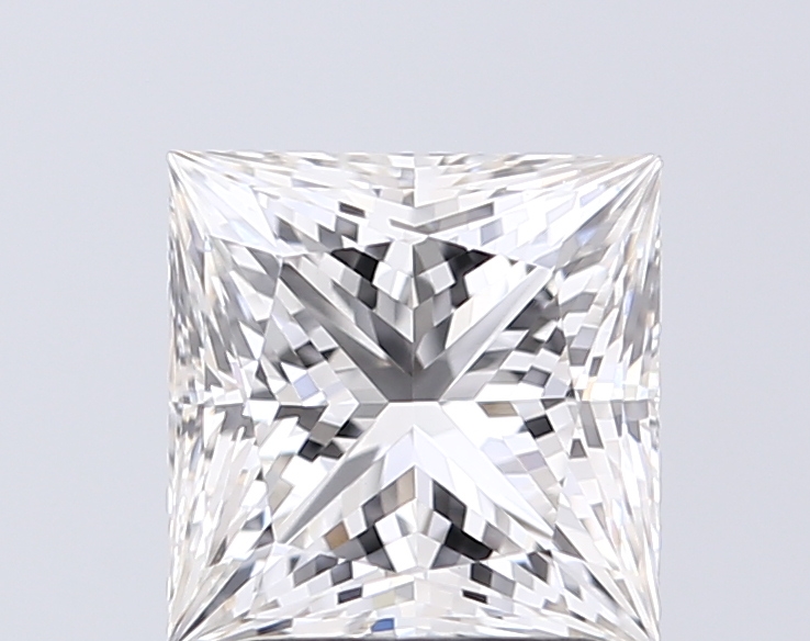 2.03 ct G VVS2 Princess Cut lab-grown diamond