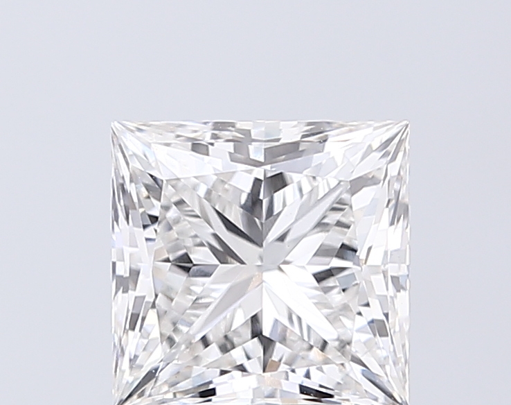 2.84 ct F VVS2 Princess Cut lab-grown diamond