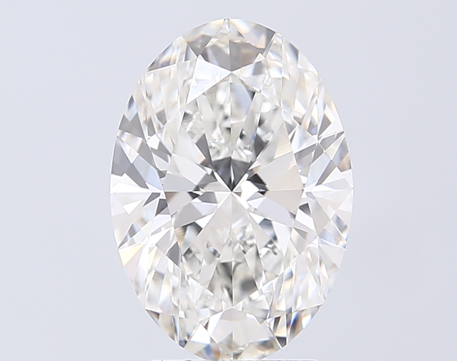 4.07 ct G VVS2 Oval Brilliant lab-grown diamond