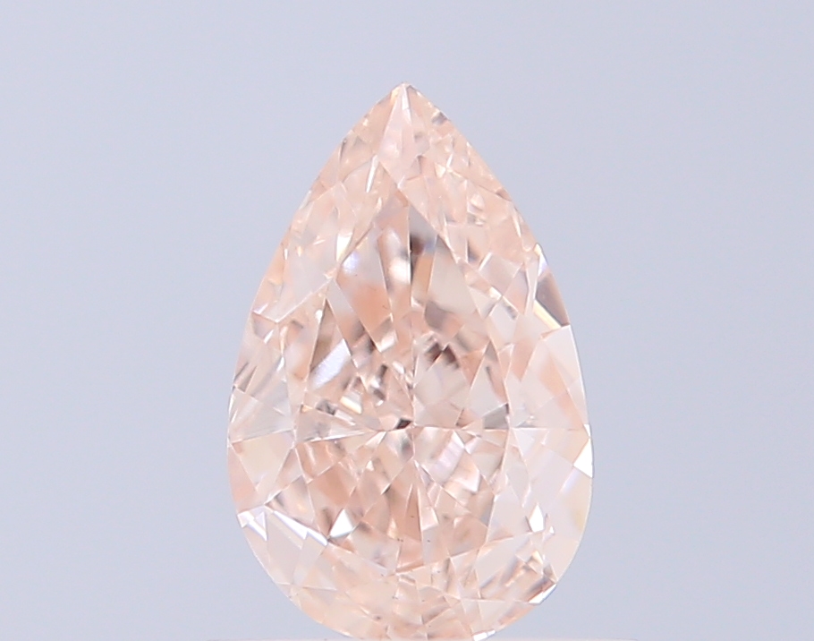0.59 ct Pear, Fancy Intense Pink VS1 CVD