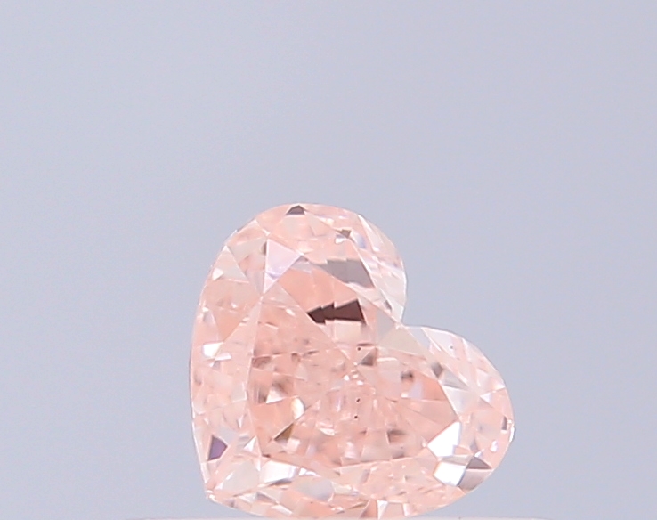 0.27 ct Heart, Fancy Intense Pink VS1 CVD