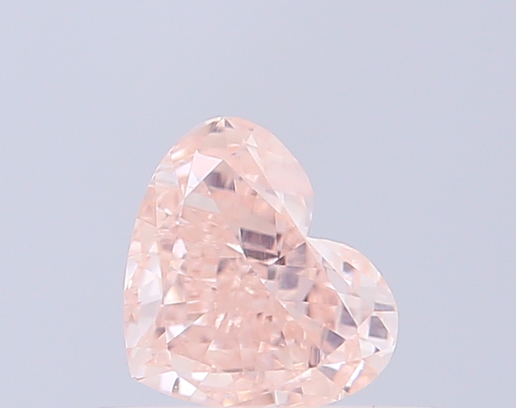 0.36 ct Heart, Fancy Intense Pink VS1 CVD
