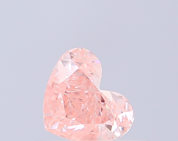 0.57 ct Heart, Fancy Intense Pink VS1 CVD