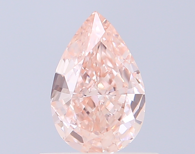 0.48 ct Pear, Fancy Intense Pink VS1 CVD