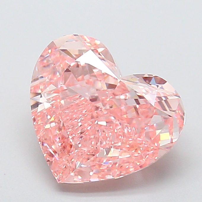 5.01 ct Heart Fancy Intense Pink Lab-Grown Diamond