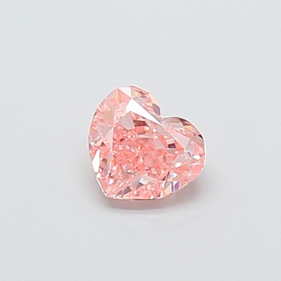 0.96 ct Pink (Intense) VVS2 Heart Modified lab-grown diamond