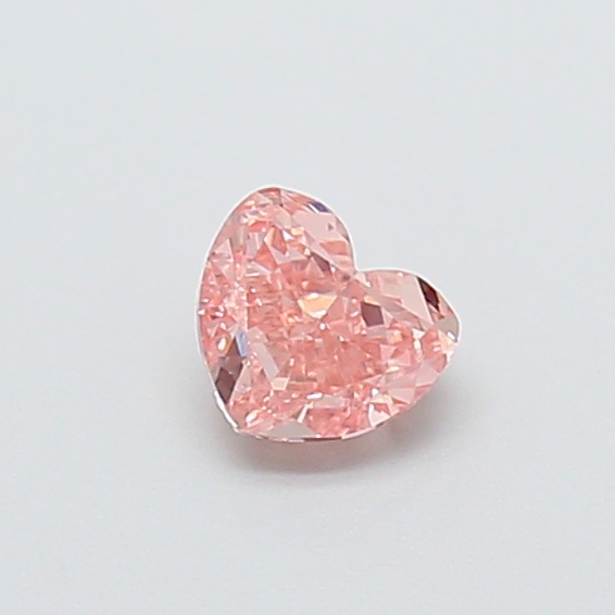 0.41 ct Pink (Intense) VVS2 Heart Modified lab-grown diamond
