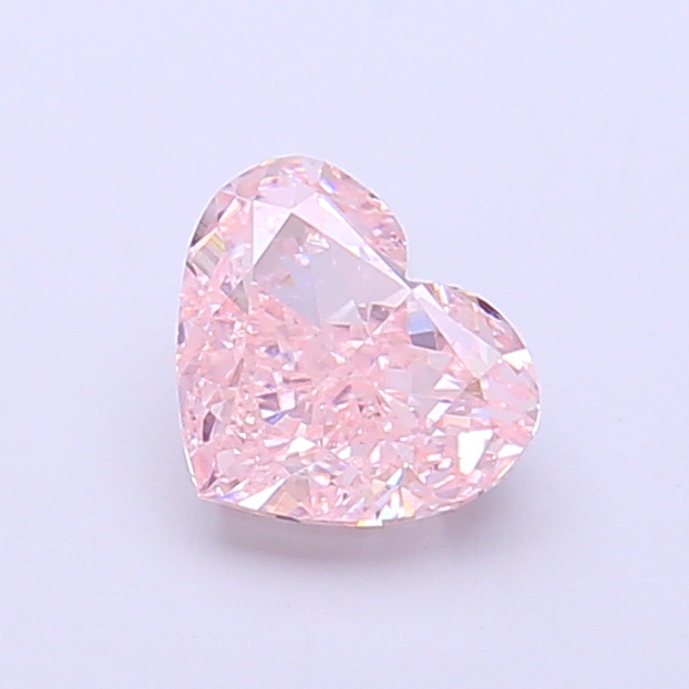 0.39 ct Pink (Intense) VVS2 Heart Modified lab-grown diamond