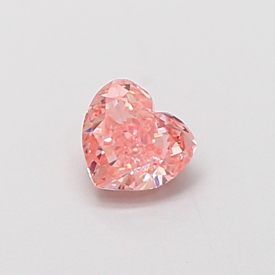 0.29 ct Pink (Fancy) SI1 Heart Modified lab-grown diamond