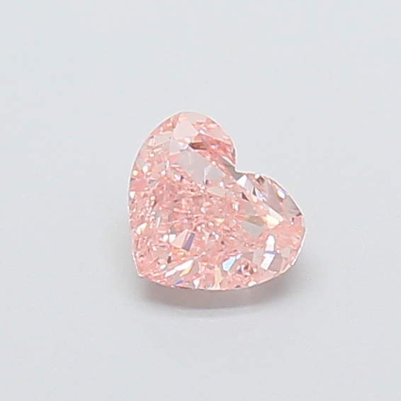 0.47 ct Pink (Intense) VVS2 Heart Modified lab-grown diamond