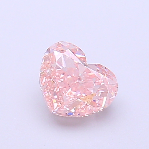 0.74 ct Pink (Intense) VS2 Heart Modified lab-grown diamond