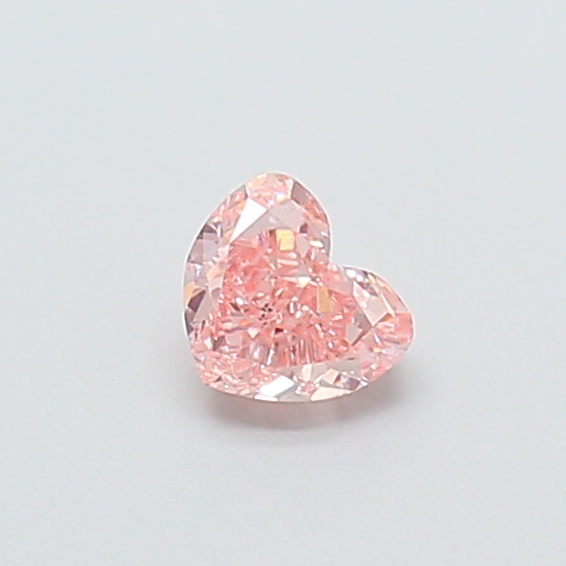 0.36 ct Pink (Intense) VS1 Heart Modified lab-grown diamond