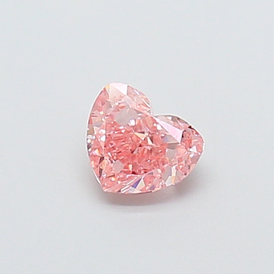 0.38 ct Pink (Intense) VS1 Heart Modified lab-grown diamond
