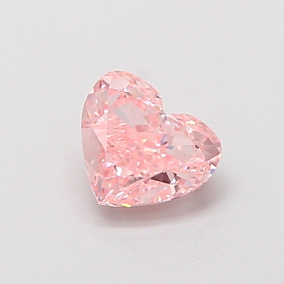 0.48 ct Pink (Fancy) VVS2 Heart Modified lab-grown diamond