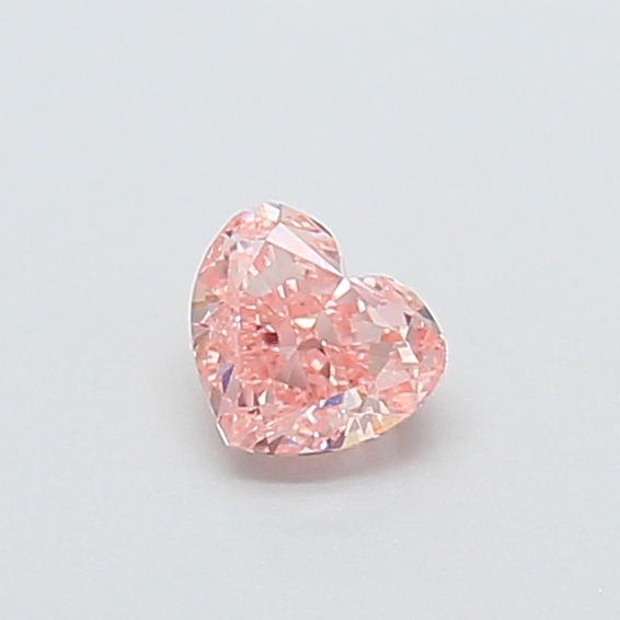 0.40 ct Pink (Intense) VVS2 Heart Modified lab-grown diamond