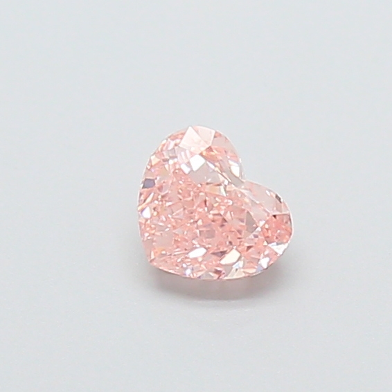 0.36 ct Pink (Intense) VVS2 Heart Modified lab-grown diamond