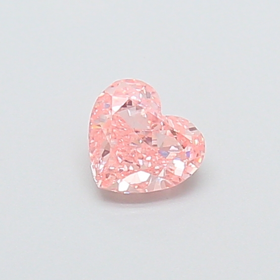 0.34 ct Pink (Vivid) VS1 Heart Modified lab-grown diamond