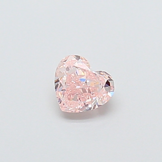 0.28 ct Pink (Light) VVS2 Heart Modified lab-grown diamond