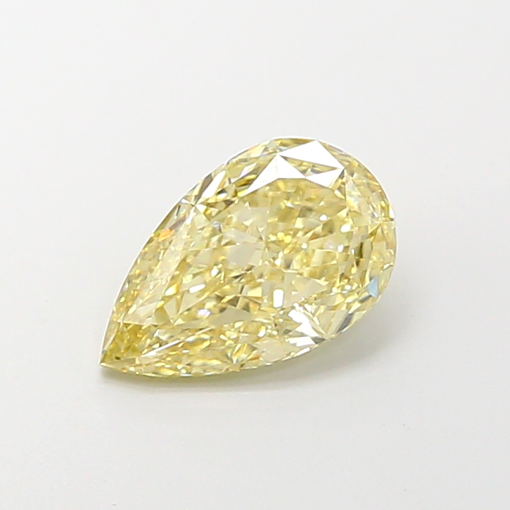 1.72 ct Pear Fancy Intense Yellow Lab-Grown Diamond