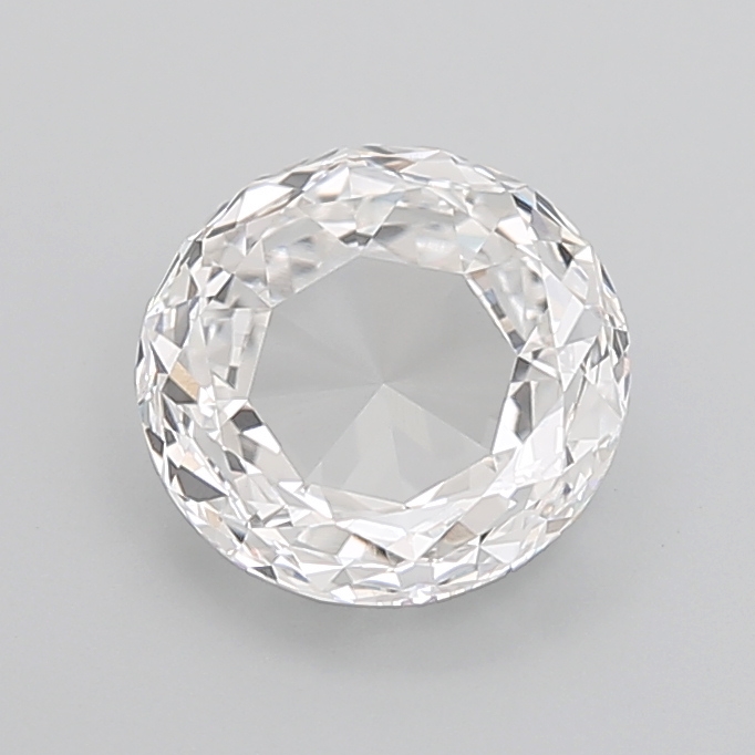 3.48 carat Rose Round lab grown diamond, F VS1, IGI certified