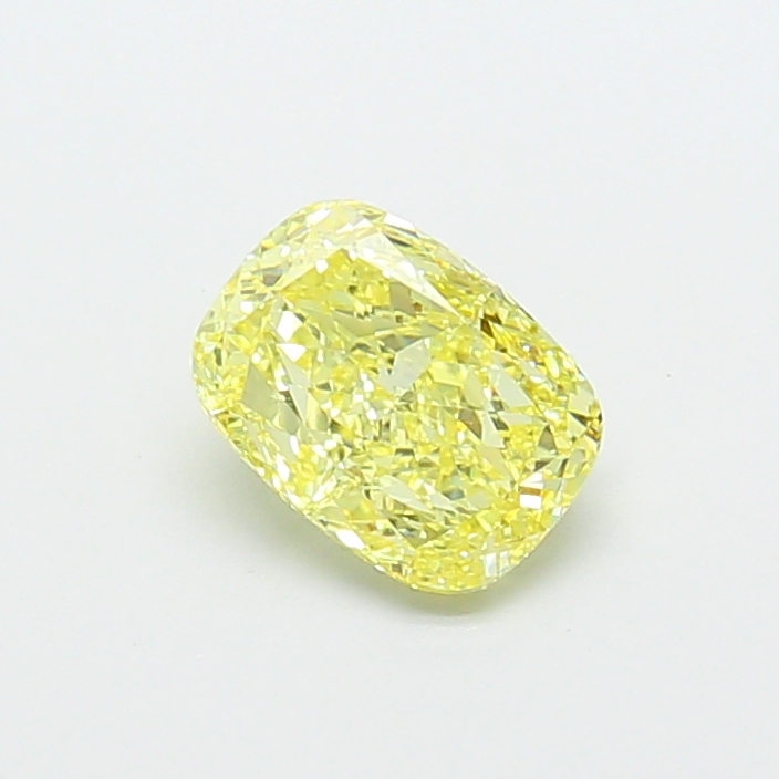 1.42 ct Yellow (Intense) VS1 Radiant lab-grown diamond